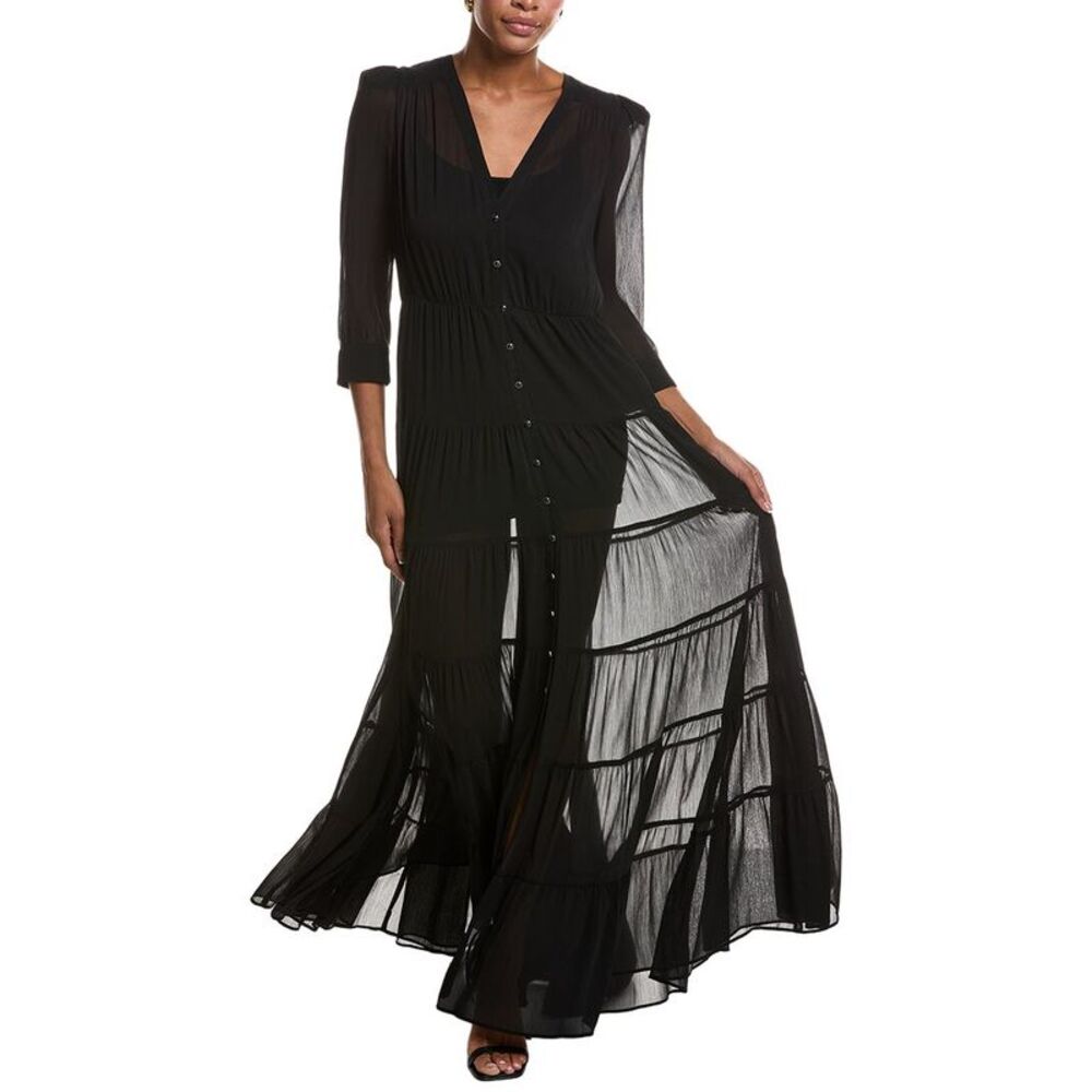 L’Agence Womens  Seraphina Tiered Maxi Dress